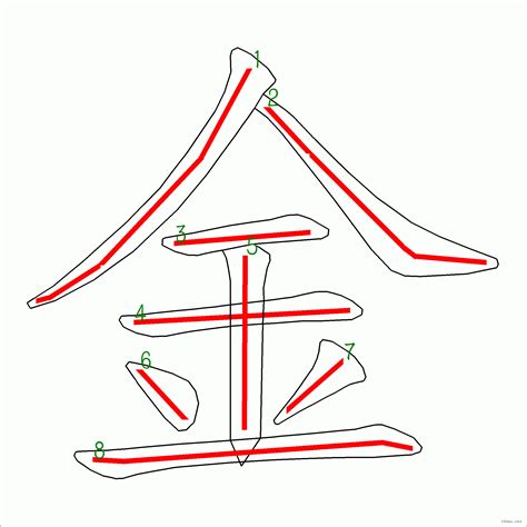 8畫屬金的字|8劃屬金的字，8畫屬金的字